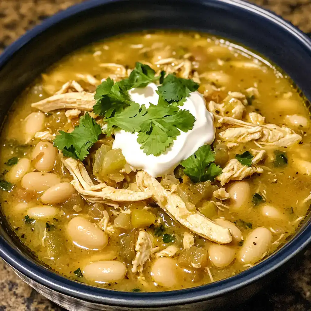 Green Chile White Chicken Chili