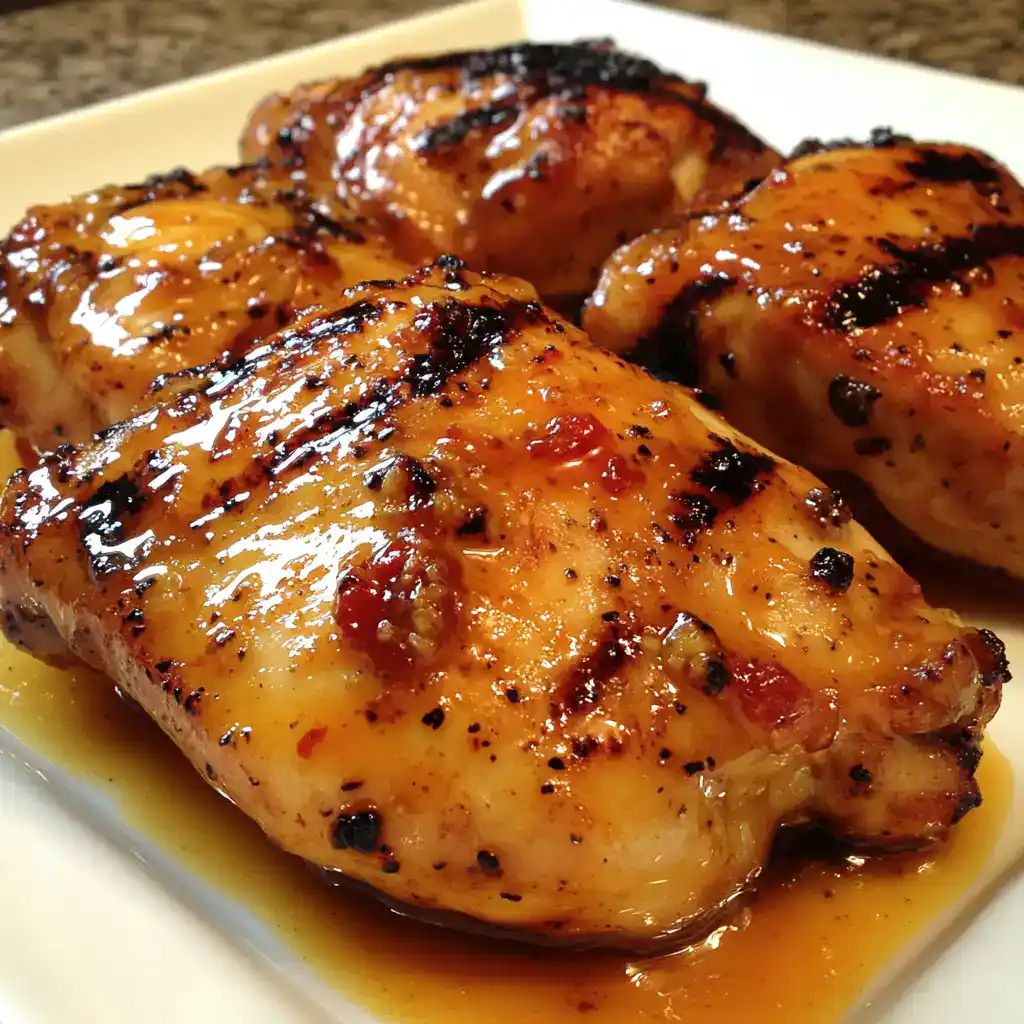 Apricot Glazed Grilled Chicken