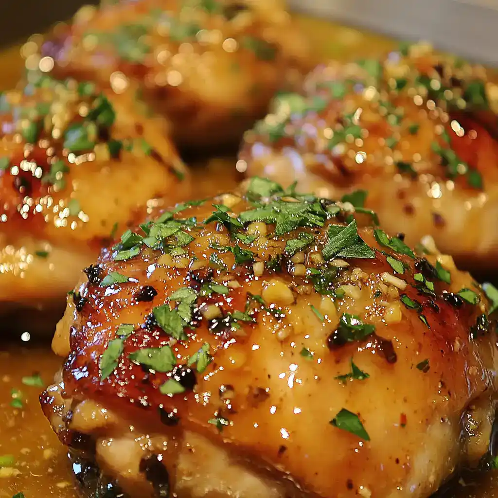 Apricot Dijon Chicken Thighs