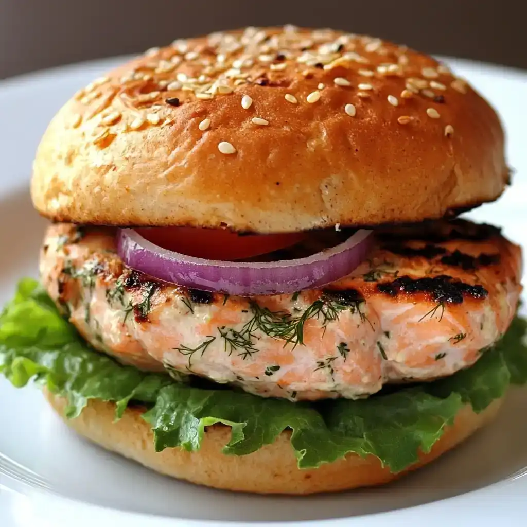 Grilled Salmon Burgers