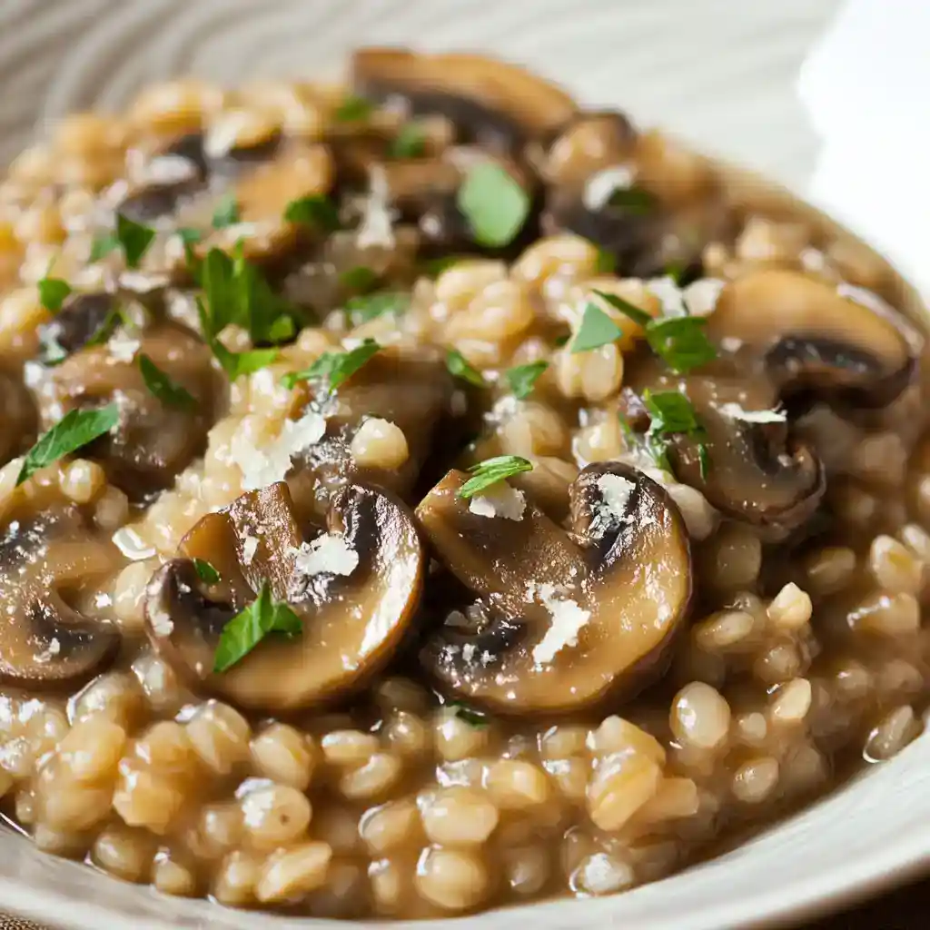 Amazing Mushroom and Barley Risotto (The Healthy Twist That Actually Tastes Better!)